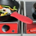 Lodge Cast Iron Red Silicone Hot Handle Holder for Skillets, ASHH41, includes One Red Handle