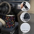 thumbnail image 6 of Jeiento Puppy Dog Paw Car Garbage Can Holder Organizer Storage Box Auto Trash Bin Accessory with Adjustable Buttons Collapsible Automotive Trash Container Fit for SUV Trucks Van Sedans, 6 of 7