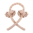 thumbnail image 1 of Ruban de Fer à Friser pour Cheveux, Pince Rouleau en Mousse Sans Chaleur Réutilisable et Portable, Bandeau Enveloppant, Café, 1 of 9