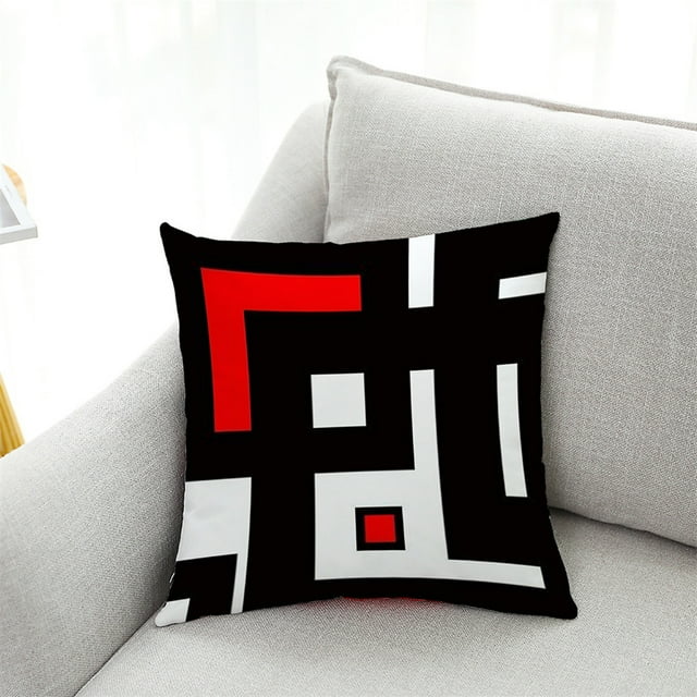 Dvkptbk Pillow Covers Geometric Polyester Pillow Case Waist Throw Cushion Cover Home Decor on Clearance