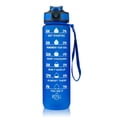 thumbnail image 1 of Botella deportiva Botella de agua motivacional de 1L con pajita y marcador de tiempo Botella deporti Tomshoo Botella deportiva, 1 of 7