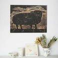 thumbnail image 6 of Fuzoiu Starry Night Black Sheep Print Canvas Wall Decorative,Modern Artwork Picture Decor Painting,Living Room Bedroom Home Office,Framed Hangable Decorative Artwork Size 30x40, 6 of 6