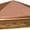 Copper Post Cap with Treated Base, variant on Deckorators 72223 Victoria High Point Copper Post Cap with Treated Base Nominal 4"x4"