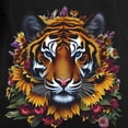 thumbnail image 3 of CafePress - Sunflower Tiger Long Sleeve T Shirt - Women's Long Sleeve Graphic Tee Casual Fit, 3 of 4