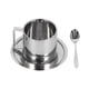 thumbnail image 5 of Juego de Tazas de café Juego de 3 Piezas Juego de Tazas de café Aisladas Tazas de Acero Inoxidable de Doble Pared Taza de té con Leche con Platillo y Cuchara ANGGREK  Otros, 5 of 8