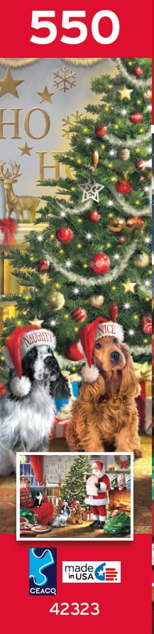 Ceaco - Holiday - 'Tis the Season - Naughty & Nice - 550 Piece Interlocking Jigsaw Puzzle