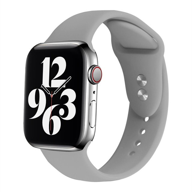 Silicone Band Compatible for Apple Watch Bands 40mm 44mm 38mm 42mm 41mm 45mm, Soft Replacement Strap Sport Wristband for iWatch SE Series 7/6/5/4/3/2/1 Women Men Sport Edition
