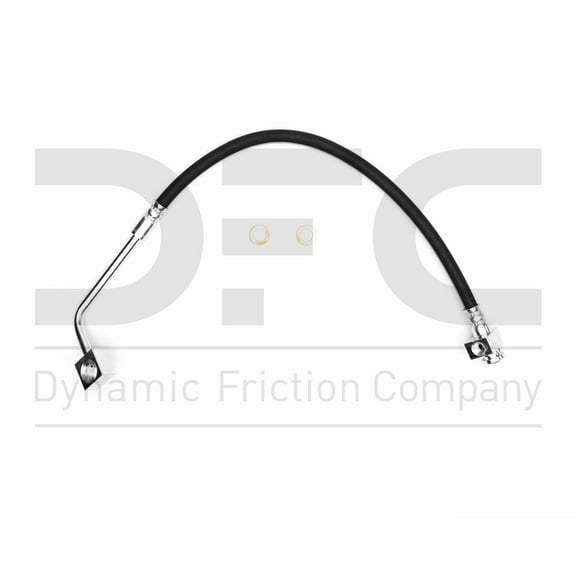 Front Left Dynamic Friction Company Brake Line Hose 350-54337 For 1995-1997 Ford F-350, 1995-1999 Ford F-250, 1997 Ford F-250 HD