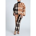 thumbnail image 3 of ELOQUII Women's Plus Size Mock Neck Intarsia Sweater, 3 of 3