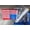 12Pcs, variant on 12/24/50/100Pcs Handheld American Flag Set, 17.7x11.8 Inch Polyester Banner with 23.6 Inch Gold Top Plastic Pole for Parade Event