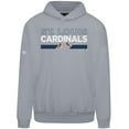 thumbnail image 2 of Men's Levelwear Gray St. Louis Cardinals City Connect Contact No Hitter Pullover Hoodie, 2 of 3