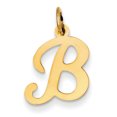 thumbnail image 1 of 14ky Initial B Charm YC248B (20mm x 14mm), 1 of 3