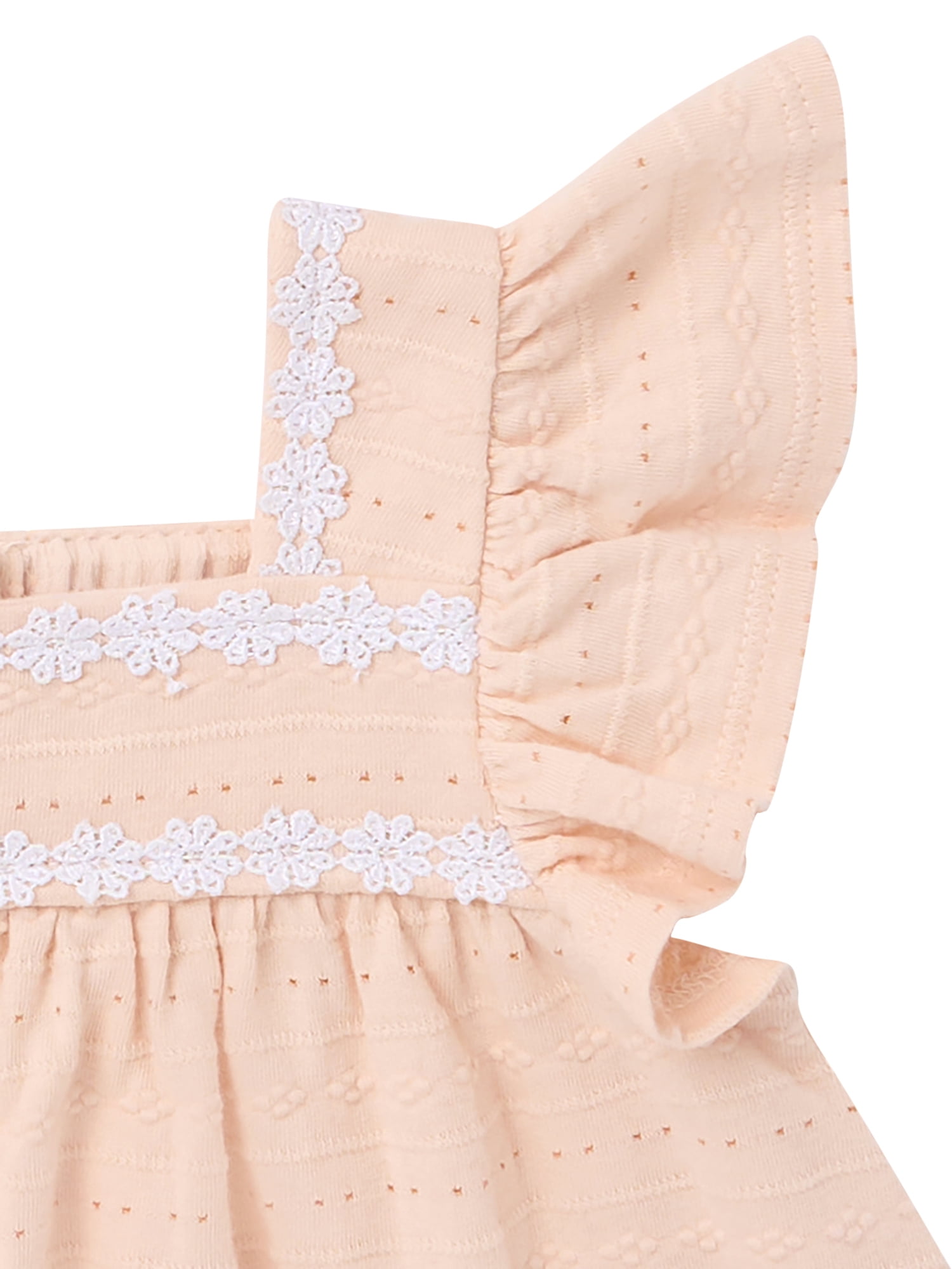Modern Moments by Gerber Baby Girl Bloomer Outfit Set, 2- Piece, Sizes 0/3 Months - 24 Months