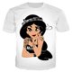 thumbnail image 1 of Disney Prinzessin Punk camiseta Sommer Streetwear Unisex camisetas 3d Printe Neuheit Mode Männer Kleidung Hip Hop Casual Top xuanjing unisex, 1 of 2