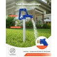 thumbnail image 3 of VEVOR Frost Proof Yard Hydrant, 5.24FT Freeze-Proof Outdoor Faucet with 36" Bury Depth, 3/4" NPT Pipe Connection & 3/4" NH Hose Coupling, No Lead Freezeless Hydrant for Yard Garden Farm Irrigation, 3 of 9