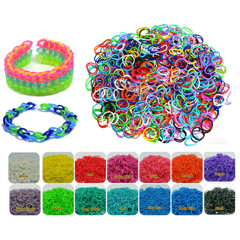 Rainbow Loom® Jelly Collection: Chameleon Mix Rubber Bands with 24 C-Clips  (600 Count)