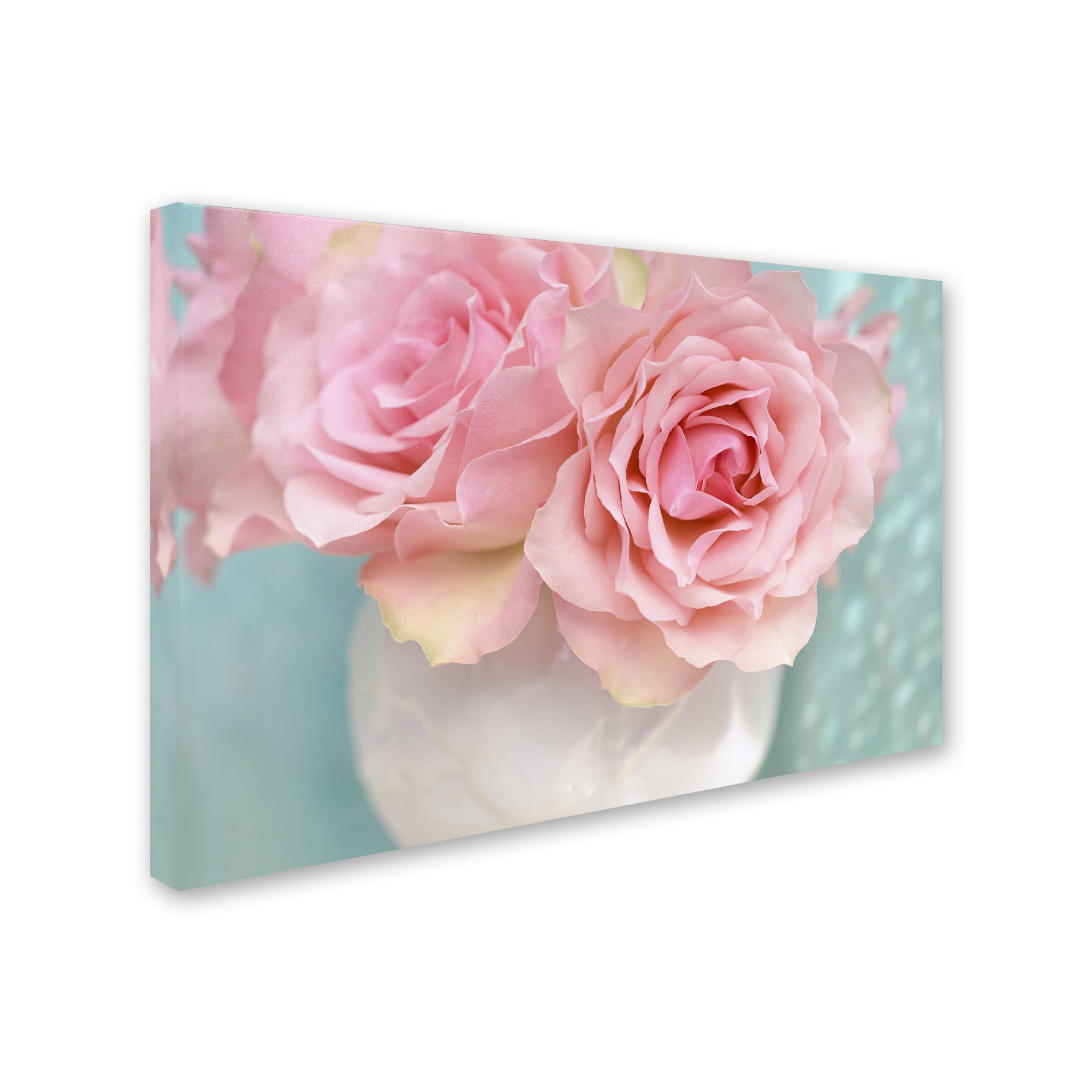 Trademark Fine Art 'Pink Rose Bouquet' Canvas Art by Cora Niele