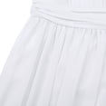 thumbnail image 7 of Sxiwei Girls Pleated Flutter Sleeve Wedding Bridesmaid Long Dress Birthday Party Princess Maxi Gowns White 8, 7 of 7