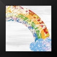 thumbnail image 2 of Kimberly, Allen 20x20 Black Modern Framed Museum Art Print Titled - Over The Rainbow 3, 2 of 5