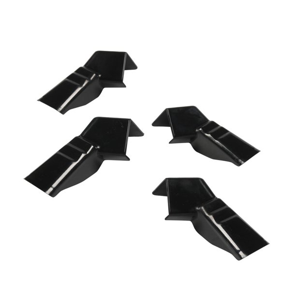 Canalones de lluvia para vehículos recreativos,Boquilla universal para canalón de lluvia para RV,Protectores de cubierta de canalón para vehículos recreativos,reemplazo negro,Accesorio para