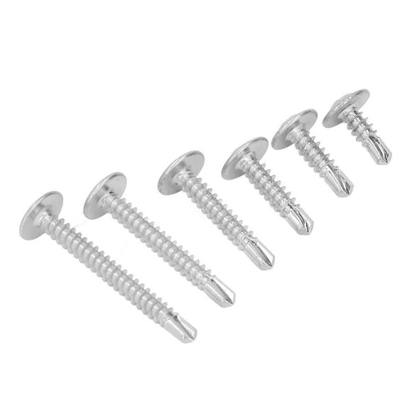 Self Drilling Screw, Rust Proof 104 Pcs Round Head Self Drilling Screws For Woodworking