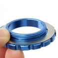 thumbnail image 4 of GARENDE 4xBike Disc Brake Rotor to 6-Bolt Lockring Adapter Converter Blue 4 Pcs, 4 of 9