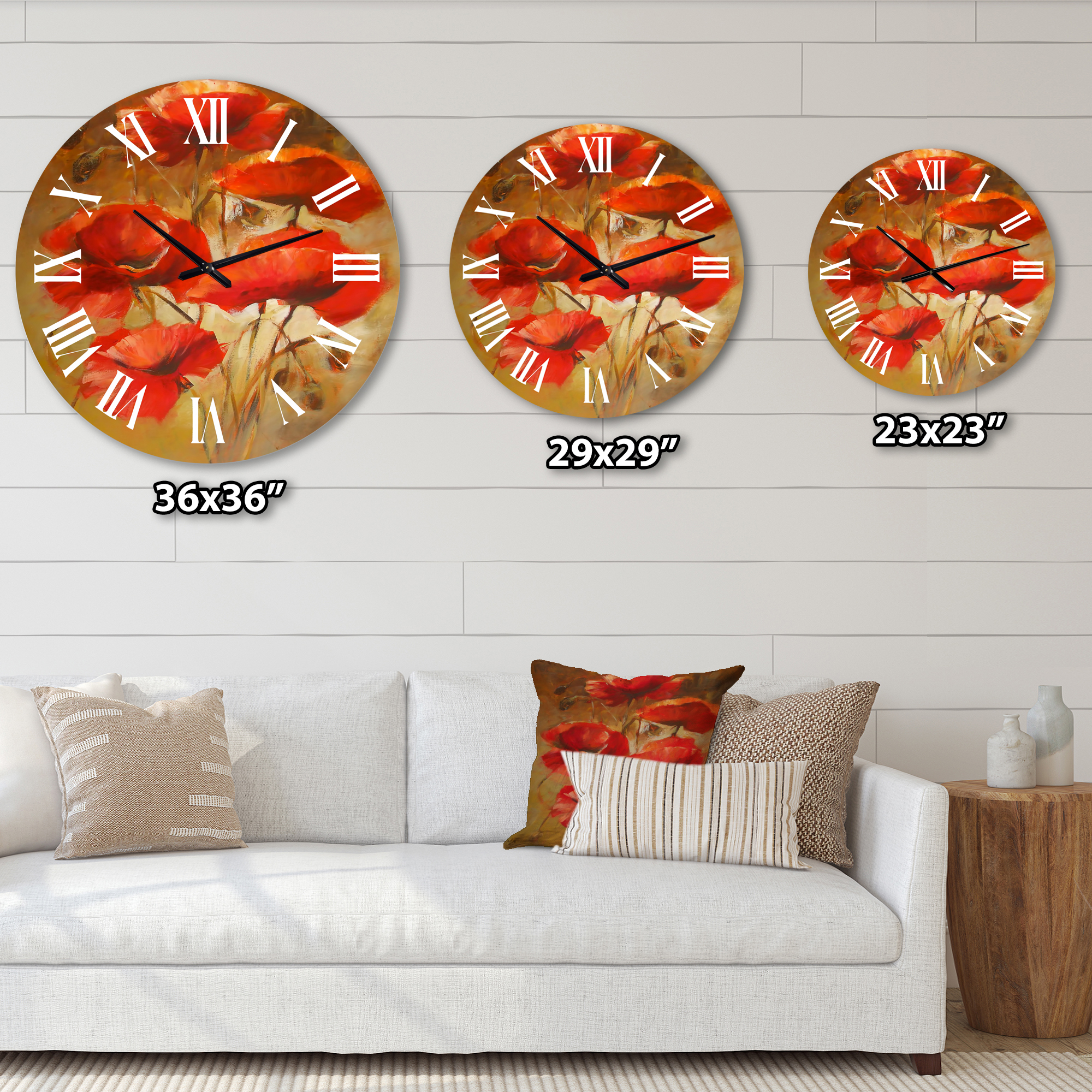 Designart 1 in Traditional Wall Clock