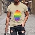 thumbnail image 1 of T-shirt à Manches Courtes pour Hommes à Imprimé, Col Rond, Mode Décontractée, Manches Courtes, 1 of 5