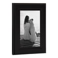 thumbnail image 3 of DesignOvation Kieva Solid Wood Picture Frame, Black 4x6, Pack of 6, 3 of 7