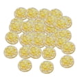 thumbnail image 2 of 50x Resina forma Estrella Cabujón Rhinestone Adorno de Parte Posterior Plana para Apliques de Uñas Amarillo dorado Gloria Resina redonda Flatback, 2 of 8