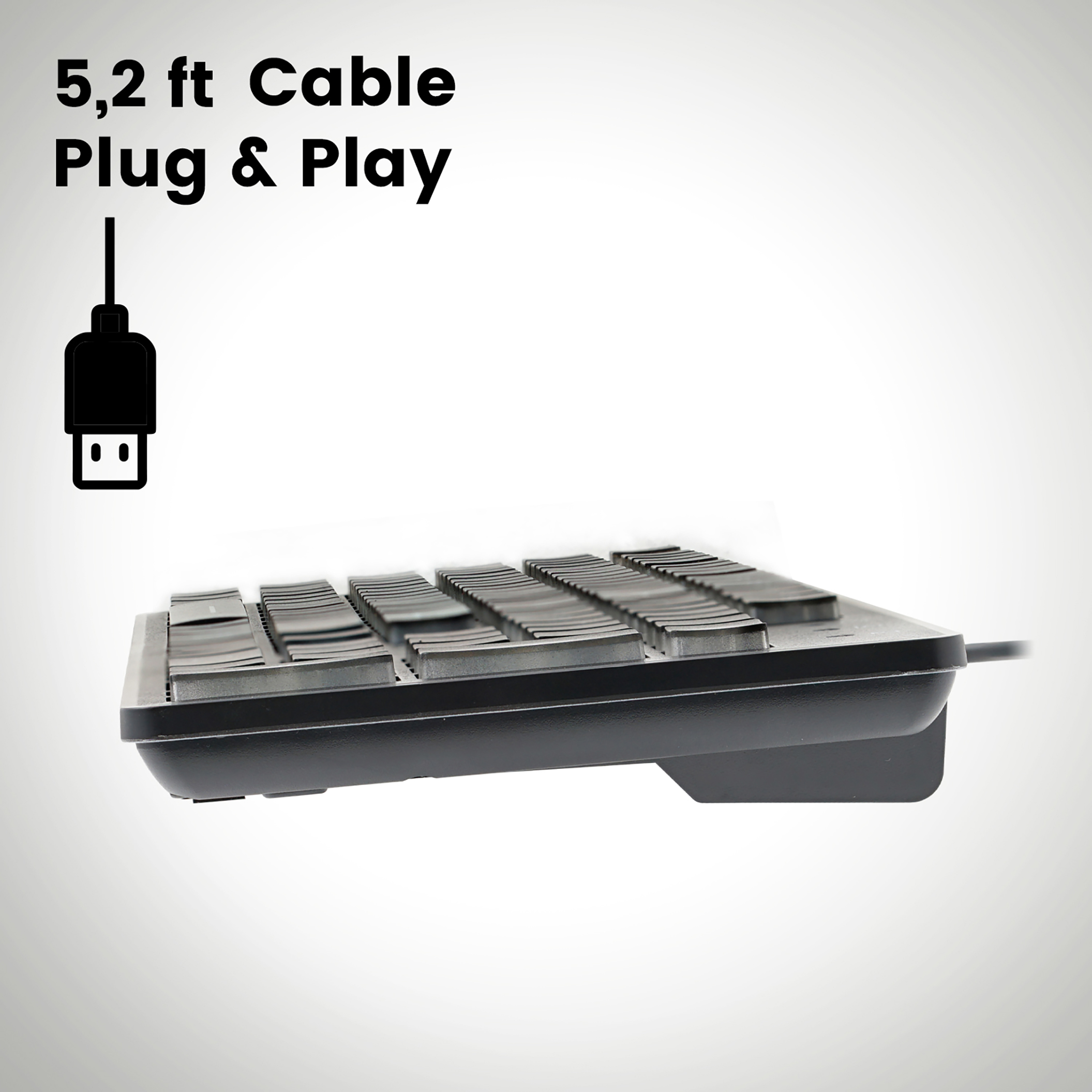 Perixx Periboard-317 Wired Backlit USB Keyboard photo 7