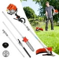 thumbnail image 2 of Floseru 52cc 2-Stroke Gas Weed Eater, 5 in 1 Weed Wacker Gas, Hedge Trimmer with Attachments, 9500rpm Strong Power & Brush Cutter for Yard and Garden, 2 of 10