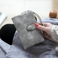 thumbnail image 4 of Womens Small Wallets Ladies Wristlet with Card slots Zipper Coin Purse, Credit Card Purse Wallet, 4 of 6