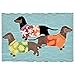 thumbnail image 3 of TransOceanImports FTP12158344 Frontporch Tropical Hounds Multi Rugs 20 x 30 in., 3 of 3
