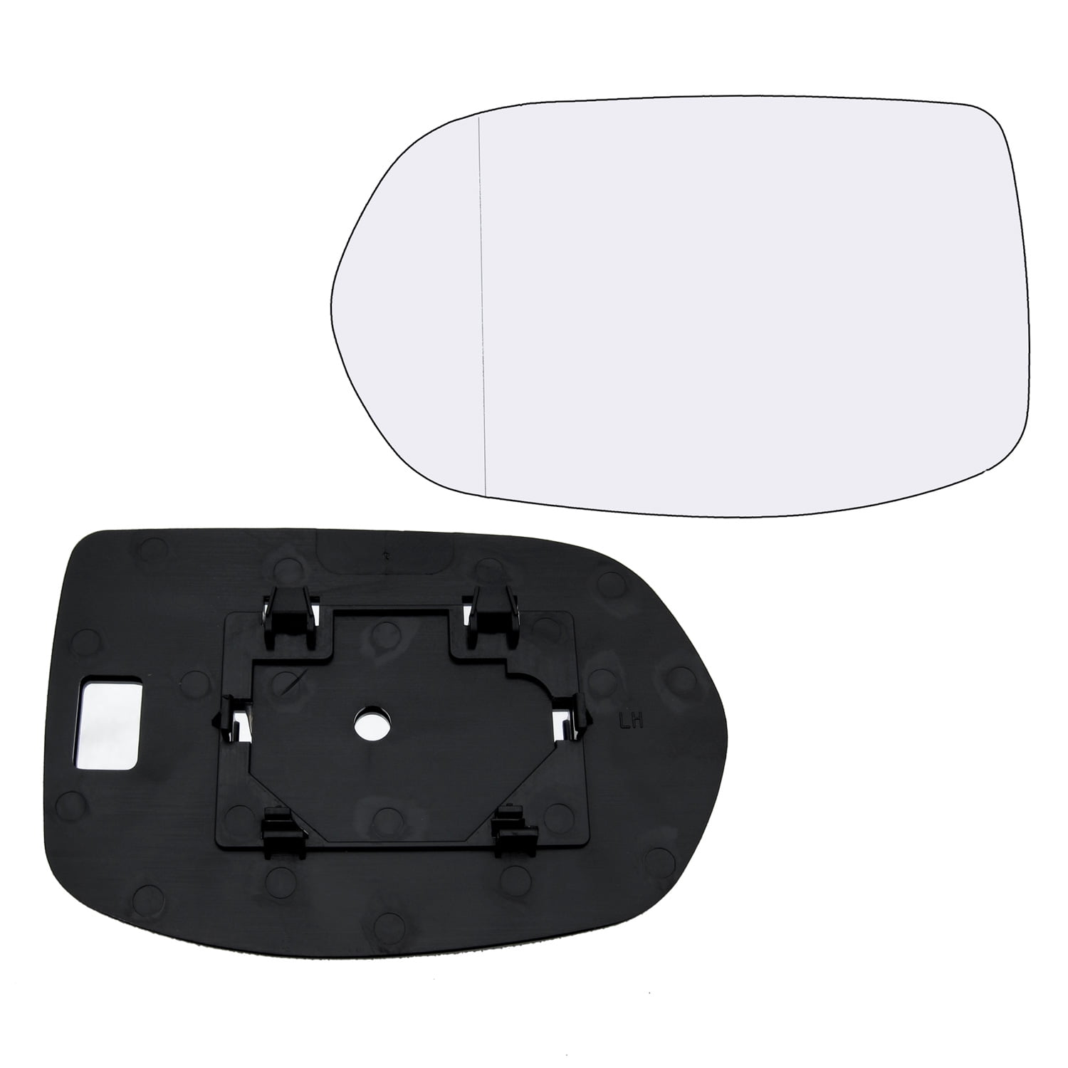 New Replacement Driver Side Mirror Power Glass With Backing For Motor