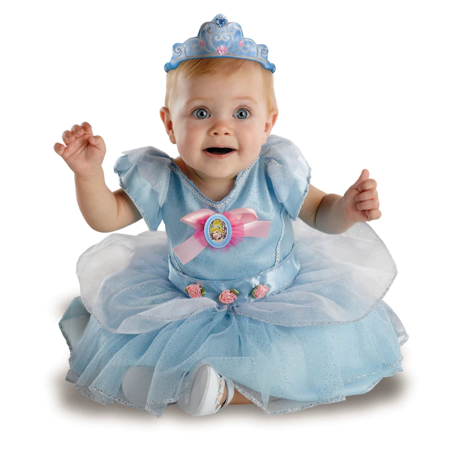 Cinderella Deluxe Toddler Halloween Costume with Headpiece - image 2 of 2
