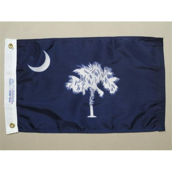 Annin Flagmakers 144848WE 12 in. X 18 in. Nyl-Glo South Carolina Flag