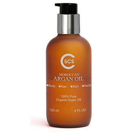 CSCS Pure Organic Moroccan Argan Oil for Hair, Skin and Nails - Imported from