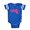 Royal Blue, variant on CafePress - Massachusetts - Cute Infant Baby Football Bodysuit