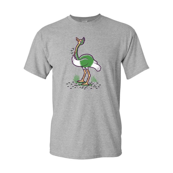 Randy Otter Ostrich Trimmer DT Adult T-Shirt Tee