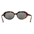 thumbnail image 4 of Mod Womens Beveled Geometric Round Oval Sunglasses Tortoise Black, 4 of 4