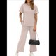 thumbnail image 1 of Conjunto Deportivo de Dos Piezas para Mujer, Informal, de Corta y Pantalón . Albaricoque L, 1 of 5
