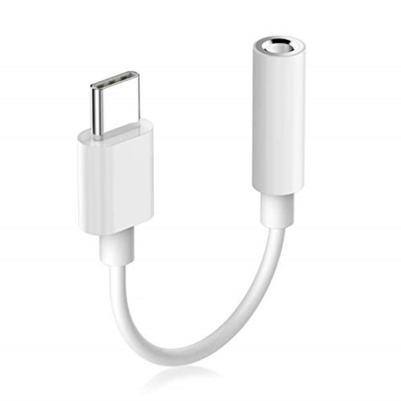USB C Digital to 3.5 mm Female Headphone Jack Adapter, Type C Aux Audio Dongle Converter for iPad Pro 11" 12.9" 2018/2020/Google Pixel/5 4 3 2/ XL/Samsung S21 S20 Ultra Z Flip S20+ Note 20 S10 S9 Plus