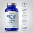 thumbnail image 3 of Brewer's Yeast 2000mg | 500 Vegetarian Tablets for Men and Women | by Piping Rock, 3 of 6