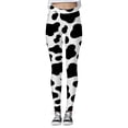 thumbnail image 2 of xfsWaSs Leggings for Women Cow Print High Waist Yoga Pants Womens Workout Leggings Sports Tights Soft Stretch Casual Athletic Leggings, 2 of 4