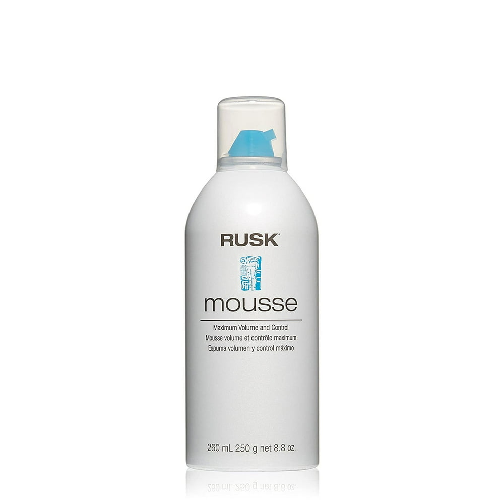 Rusk Design Mousse Maximum Volume and Control,8.8 Oz.