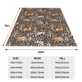 thumbnail image 3 of Fuzoiu Moose fox bear leaf tree Print Ultra-Soft Micro Fleece Blanket,All Seasons Flannel Throw, Lightweight Blanket for Bed, Sofa, Couch, Movie Night, Camping, and Travel-40"x30", 3 of 7