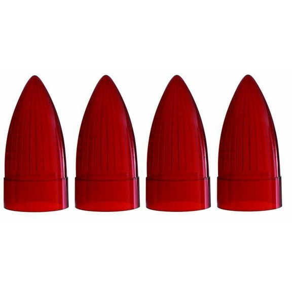 United Pacific Red Tail Light Lens Set 1959 Cadillac DeVille Eldorado Fleetwood