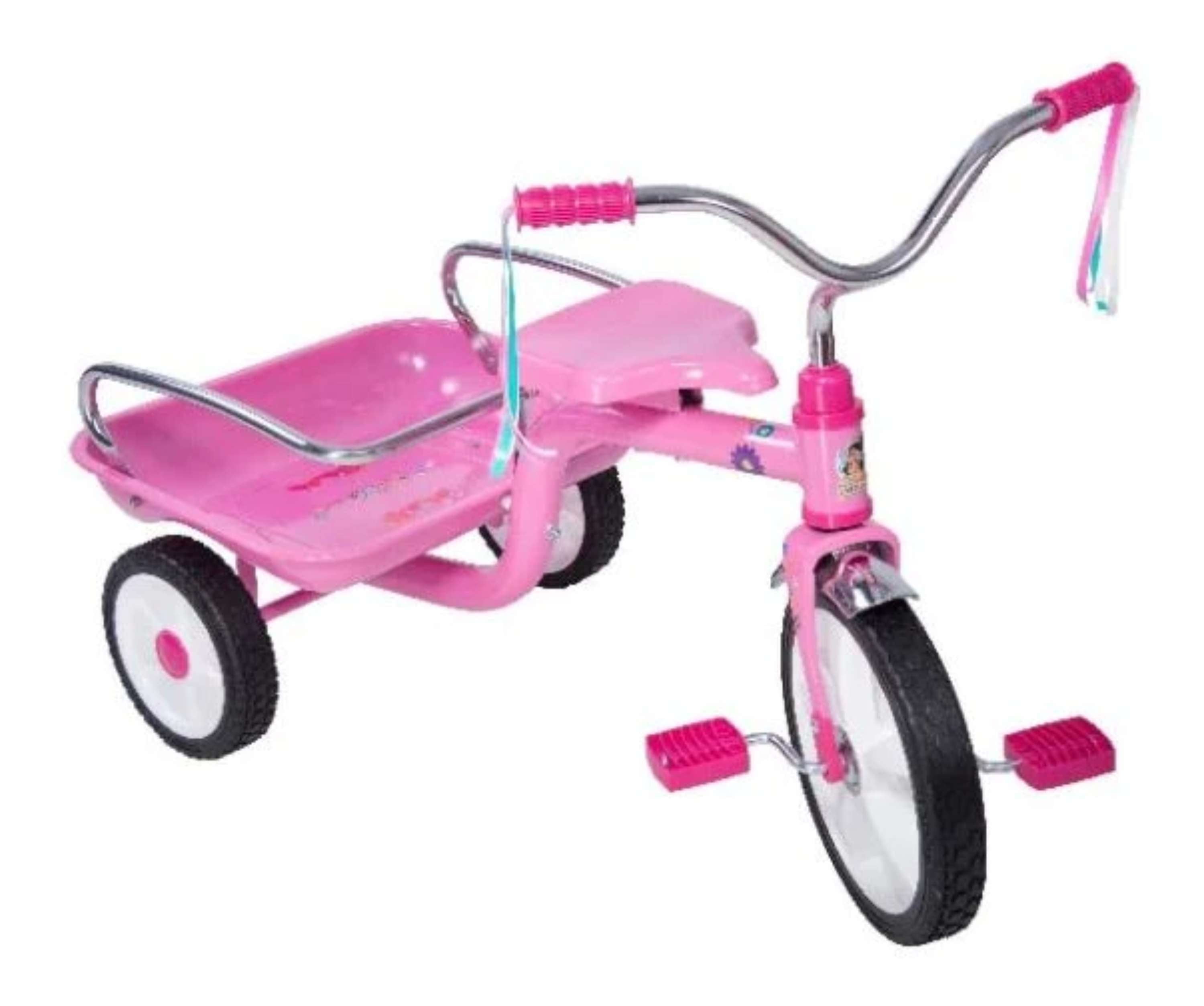 Triciclo rosa para ninos clasico rodada 14 con cajuela Apache Apache Triciclo clasico Walmart en linea
