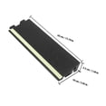 thumbnail image 2 of TEHAUX Plastic Threshold Ramp for Doorways with Antislip Bottom Suitable for Home Office and Supermarket Use, 2 of 8